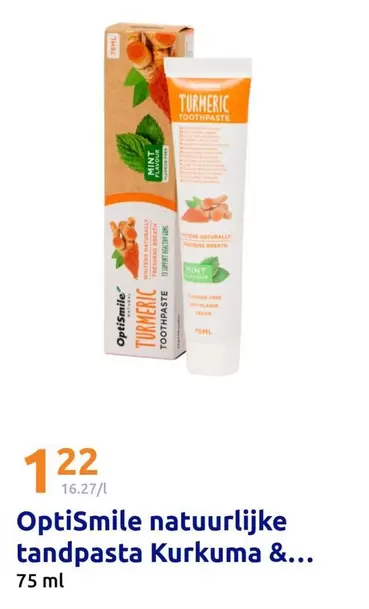 Natural - natuurlijke tandpasta Kurkuma