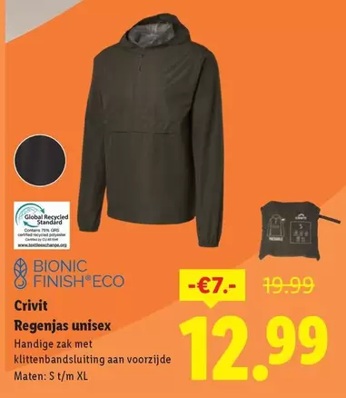 Finish - Regenjas unisex