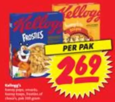 Kellogg's - bunny pops, smacks, honey loops, frosties of cheerios