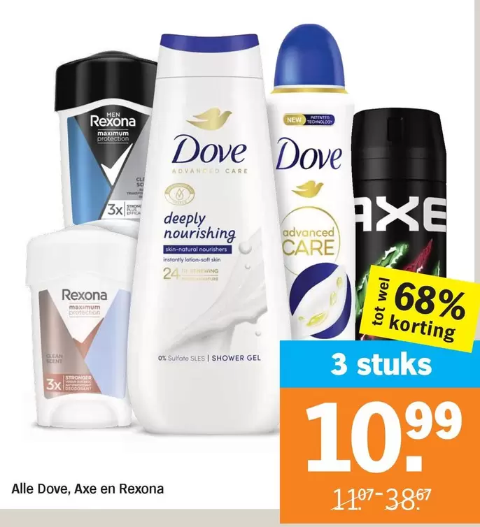 Rexona - Dove, Axe en