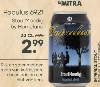 Pop - ulus 6921 StoutMoedig