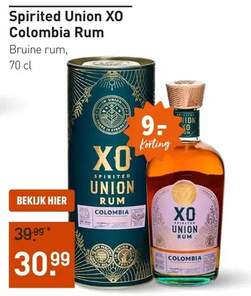 XO Colombia Rum