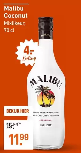 Malibu - Coconut Mixlikeur