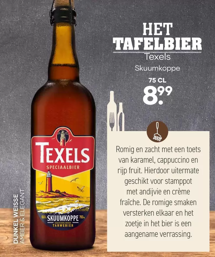 Texels - Tafelbier  Skuumkoppe