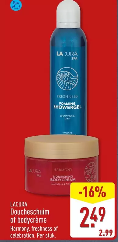 Spa - Doucheschuim of bodycrème