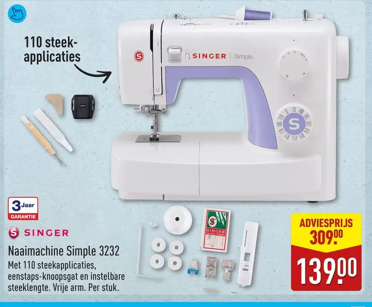 Singer - Naaimachine Simple 3232