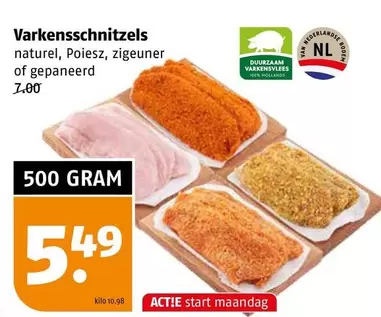 start - Varkensschnitzels