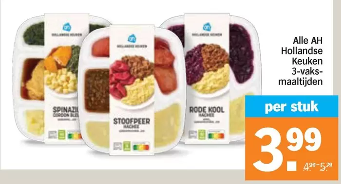 Ah - Hollandse Keuken 3-vaks-maaltijden