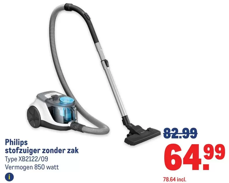 Philips - Stofzuiger Zonder Zak