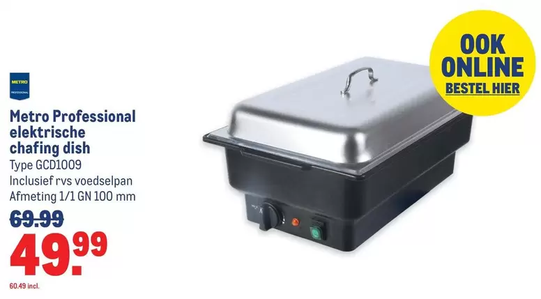 MM - Elektrische Chafing Dish