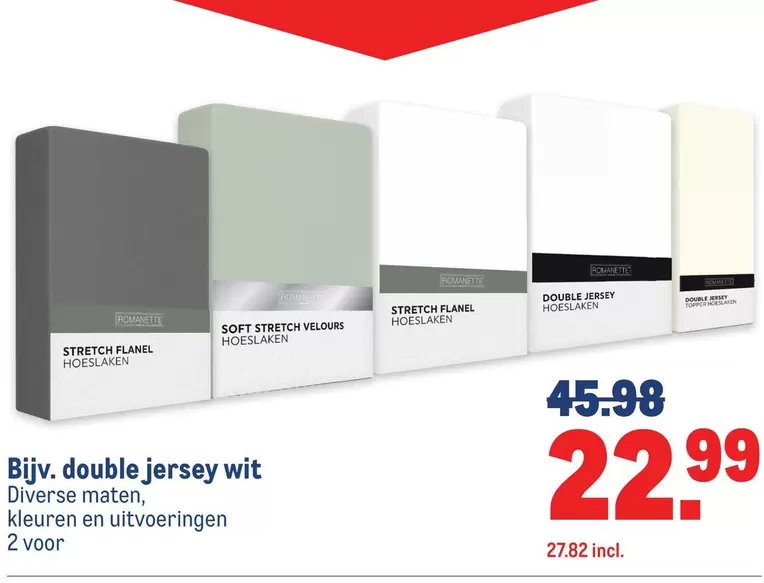 Topper - Double Jersey Wit