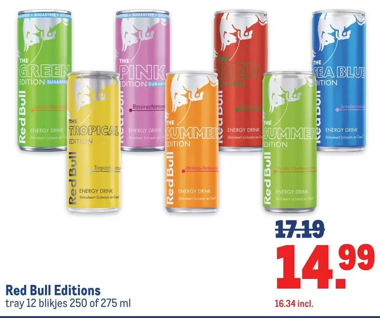 Red Bull - Editions