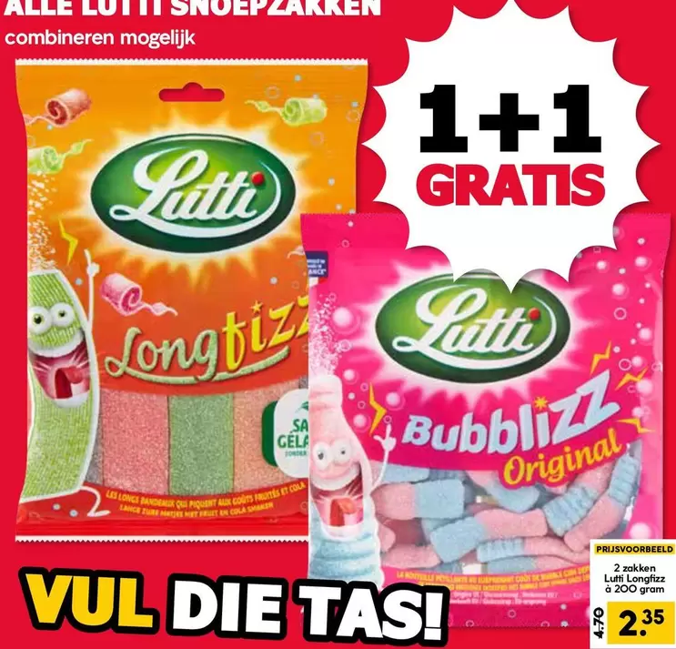De - Lutti Snoepzakken