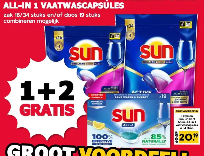 Sun - ALL-IN 1 VAATWASCAPSULES