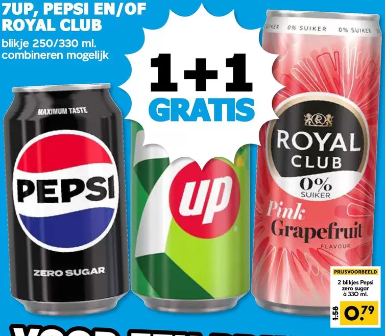 Up - 7UP, PEPSI EN/OF ROYAL CLUB