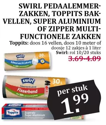 PEDAALEMMER-ZAKKEN, BAK-VELLEN, ALUMINIUM OF ZIPPER MULTI-FUNCTIONELE ZAKKEN