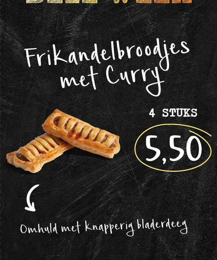 Frikandelbroodjes met Curry