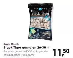 Royal - Black Tiger garnalen 26-30