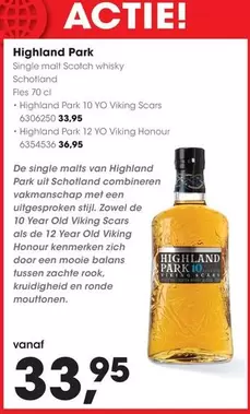 Park - Highland  10 YO Viking Scars, Highland  12 VO Viking Honour