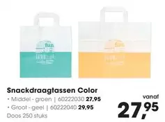 Fun - Snackdraagtassen Color