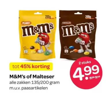M&M's -  of Malteser
