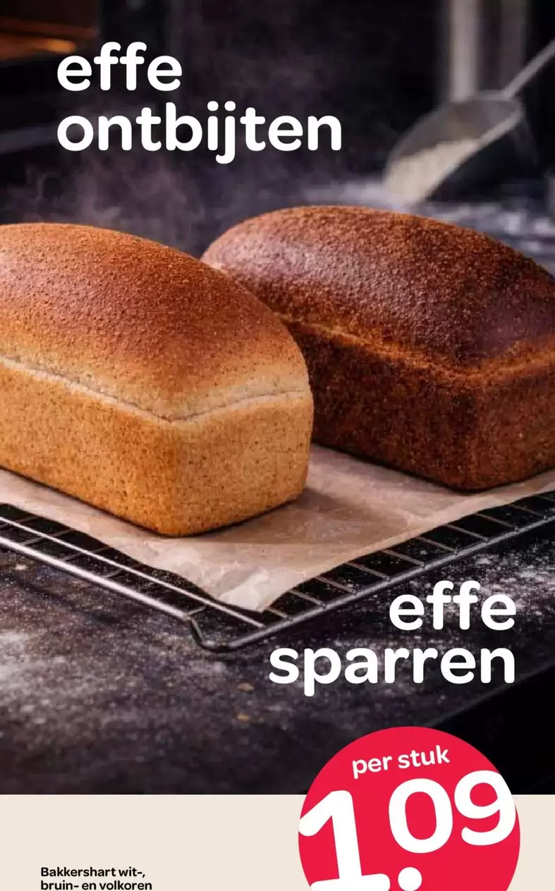Bruin - Bakkershart wit, bruin- en volkoren