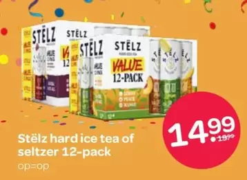 Ice - hard ice tea of seltzer 12-pack