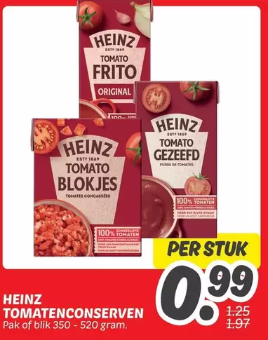 Heinz - TOMATENCONSERVEN