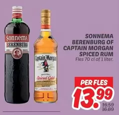 BERENBURG OF CAPTAIN MORGAN SPICED RUM
