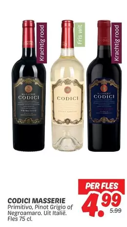 Primitivo, Pinot Grigio of Negroamaro