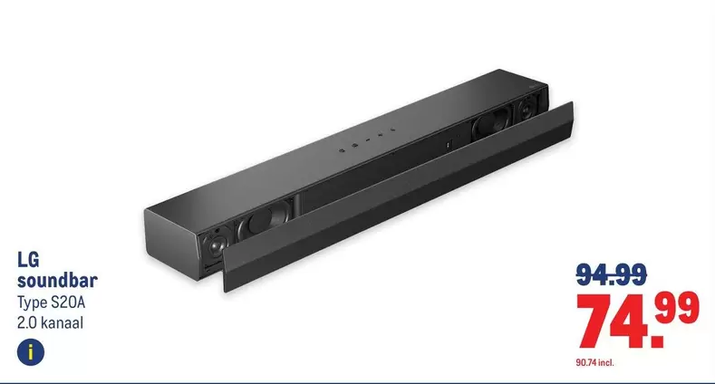 LG - soundbar Type S20A