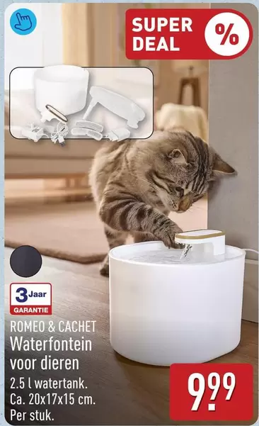 Waterfontein voor dieren