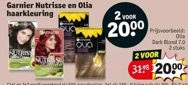 Garnier - Nutrisse en Olia haarkleuring