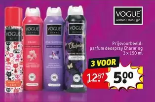 Vogue - parfum deospray Charming