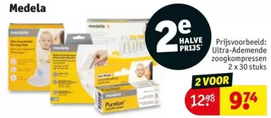 Ultra-Ademende zoogkompressen