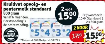 De - opvolg- en peutermelk standaard