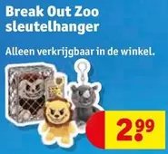 zoo - Break Out Zoo sleutelhanger