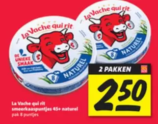 La Vache qui rit smeerkaaspuntjes 45+ naturel