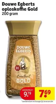 Douwe Egberts - oploskoffie Gold