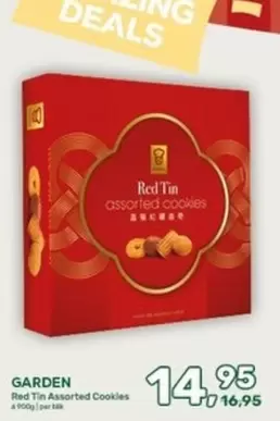 RED - Red Tin assorted cookies