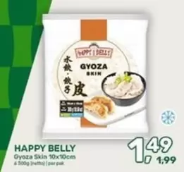 Happy - Gyoza Skin 10x10cm