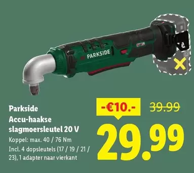 max - Accu-haakse slagmoersleutel 20 V