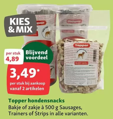 Topper - Hondensnacks