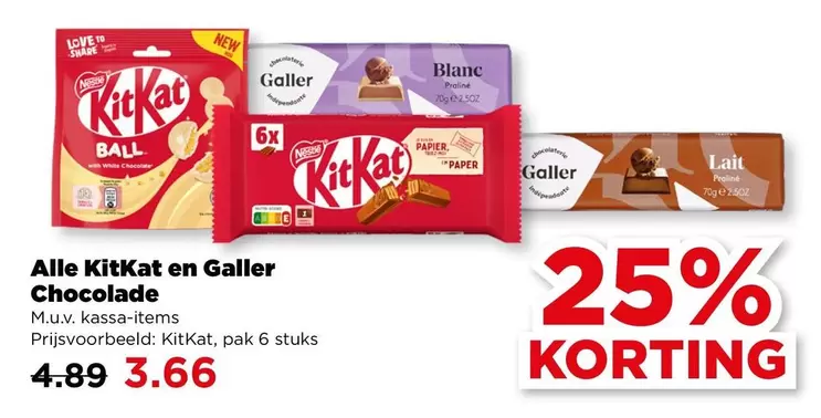 Love - KitKat en Galler Chocolade