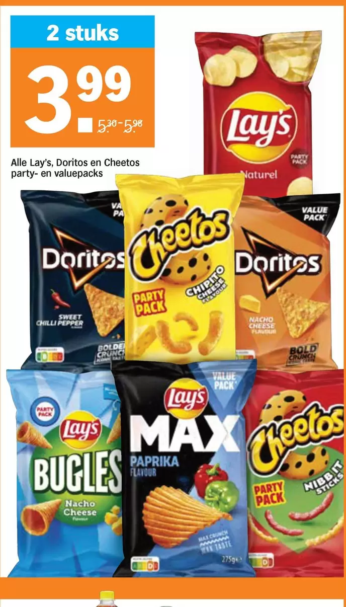 doritos - Lay's, Doritos en Cheetos