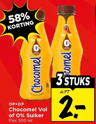 Chocomel Vol of 0% Suiker
