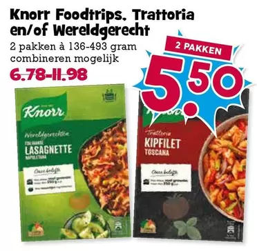Knorr - Foodtrips. Trattoria en/of Wereldgerecht