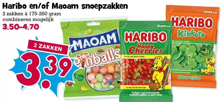 Haribo - Snoepzakken