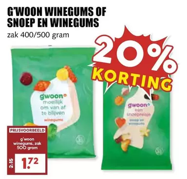 WINEGUMS OF SNOEP EN WINEGUMS