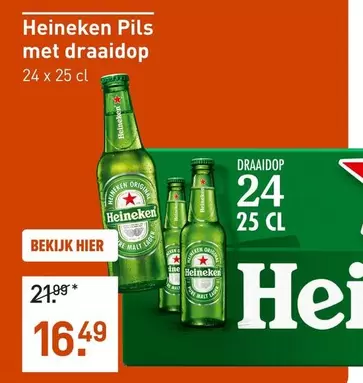Heineken - Pils met draaidop